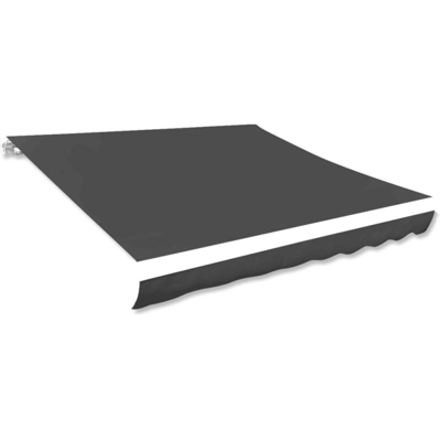 Tendone Parasole in Tela Antracite 350x250 cm