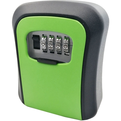 Cassetta di sicurezza per chiavi Montaggio a parete Lega di alluminio Combinazione a 4 cifre Cassetta di sicurezza impermeabile Cassetta di sicurezza