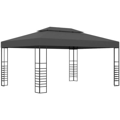Gazebo 3x4 m Antracite - Antracite - Youthup