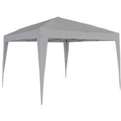 Gazebo Pieghevole 3 X 3 In Metallo Telo Beige Chiudibile Per Mercati Mercatini Feste Da Esterno Giardino características