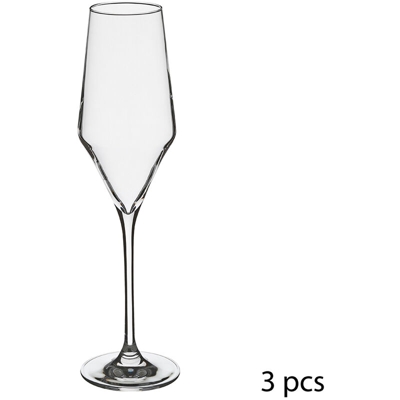 Set 3 bicchieri da champagne clarillo modello 75983 - EDM