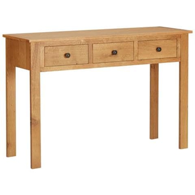 Tavolino Da Trucco 118x40x77 Cm Massello Di Rovere