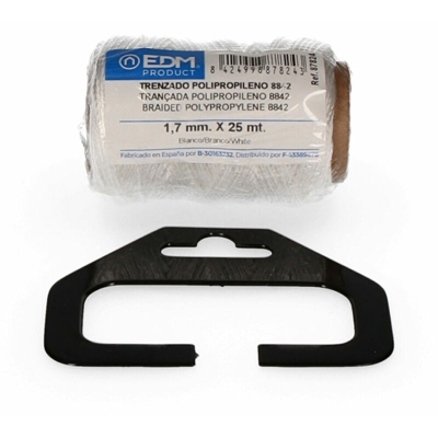 Bobina intrecciata in polipropilene 8842 25mts bianco 87824 - EDM