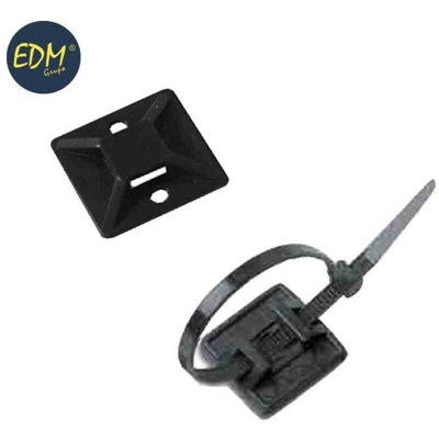 EDM - Supporto adesivo per flangia nera (5 pezzi) per blister