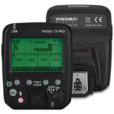 Trasmettitore Wireless Speedlite Con Trigger Flash 2.4g Sulla Fotocamera Con Schermo Lcd