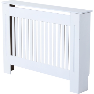 Copritermosifone in Legno MDF Bianco 112x19x81cm