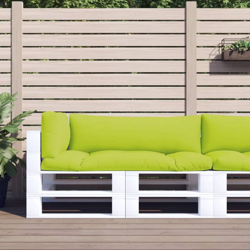 vidaXL Cuscini per Divano Pallet 3 pz Verde Brillante - Verde precio