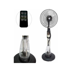 Tradeshop - VENTILATORE NEBULIZZATORE AD ACQUA OSCILLANTE PIANTANA ELEGANCE LCD LED 70W características