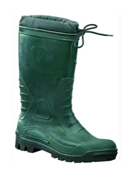 Stivali Ginocchio Pvc Husky Invernale Verde/Nero N. 43 Fodera In Lana precio