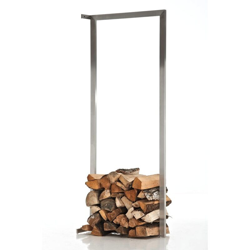 CLP - Portalegna Wand per Camino Argento 80x100 cm en oferta
