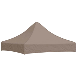 vidaXL Tetto per Tendone per Feste 2x2 m Grigio Talpa 270 g/m² - Grigio talpa precio