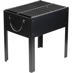 Asupermall - Mini barbecue portatile barbecue K / D per esterni da montare da soli Modello A827 nero precio