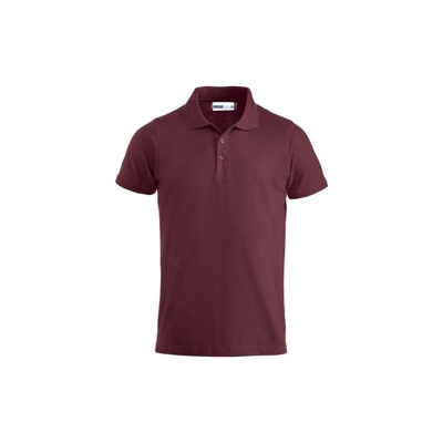 Polo cotone 200gr tre bottoni bordeuax 200BO/M - Sottozero