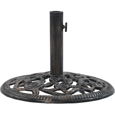 Base Ombrellone Bronzo 12 kg 48 cm in Ghisa