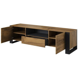Mobile Basso Per Tv Nunki, 180 Cm, In Rovere Wotan + Antracite Opaco características
