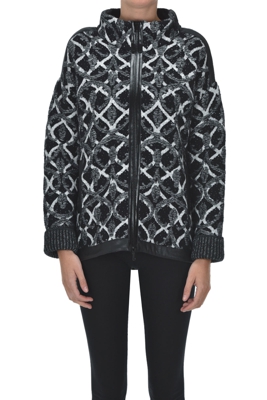 Jacquard knit jacket