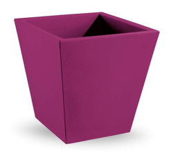 Vaso Cosmos Single Quadro | 35 cm - Grigio Fumo precio