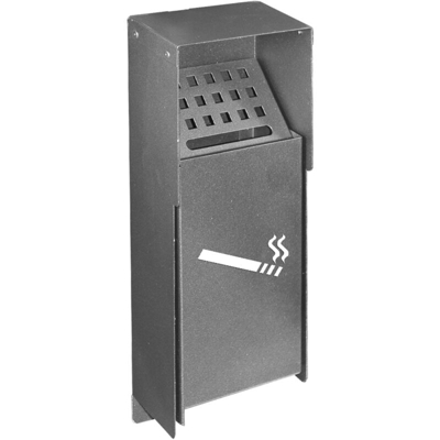 Spegni sigaretta da parete portacenere per esterno in ferro battuto h 33 cm -12 X 7 X h 33 cm