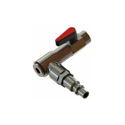 Rubinetto A Leva Per Impugnatura Ac Minelli Ottone Nichelato Girevole Attacco Rapido características