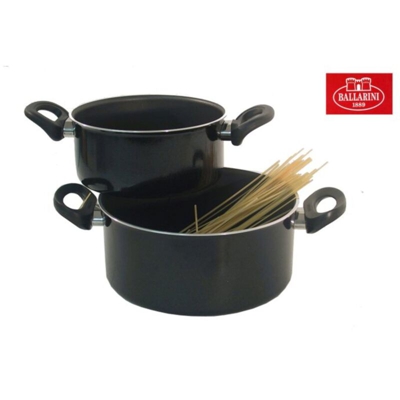 Casseruola Firenze con 2 manici Cm 30 nero - Ballarini