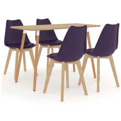 Set Da Pranzo 5 Pz Viola Scuro precio