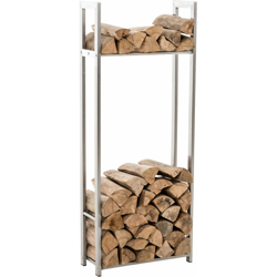 CLP - Mobile Portalegna Da Interno Snow In Acciaio Acciaio inox 25x40x100 cm precio