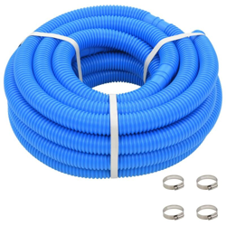 Tubo Flessibile per Piscina con Morsetti Blu 38 mm 12 m - Blu - Vidaxl en oferta