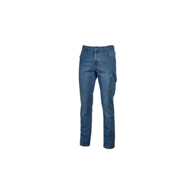 Jeans da Lavoro con 5 Tasche Slim Fit Zip YKK modello Jam Tessuto 310 grammi Taglia L