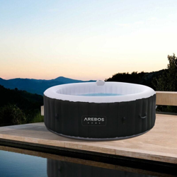 AREBOS Whirlpool Benessere Piscina Riscaldante Massaggio Gonfiabile Round características