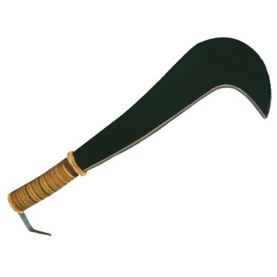 EAC - Marracci Roncola Galizzi Tipo Stretto In Acciaio 45cm Manico In Cuoio Art.1001