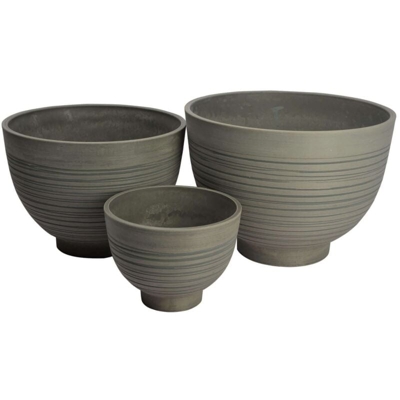 Vaso Per Piante Da Esterno Interno Di Design In Fibra Sintetica Resistente