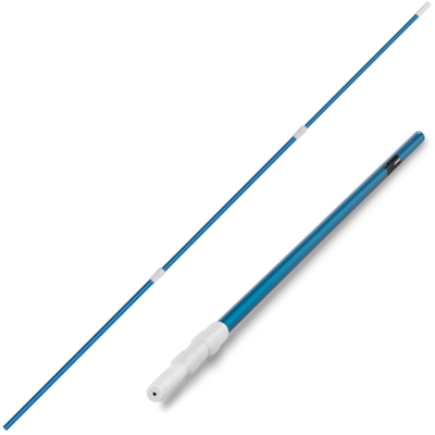 Uniprodo - Palo Telescopico Piscina Prolungabile Alluminio Palo Liscio 1,1Mm 3 Sezioni 3,6M