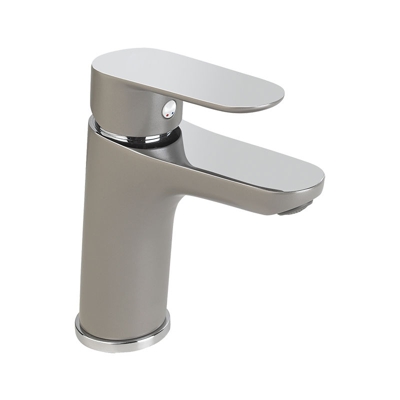 EUROSANIT Miscelatore per lavabo di altezza media Kevon, cromato/grigio