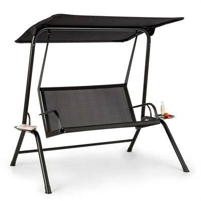 Bel Air Mono Swing dondolo Hollywood telaio d'acciaio Mono Relax nero
