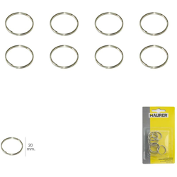 Detalles de la oferta de Anello portachiavi Ø 20 mm (blister 8 pezzi) Anello portachiavi Ø 20 mm (blister 8 pezzi) precio