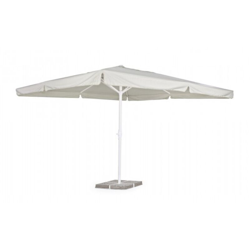 Bizzotto - Ombrellone Palo Centrale 4x4 Metri Alluminio Colore Bianco Grigio modello Alghero OMBRELLONE ALGHERO MT.4X4 | PZ precio