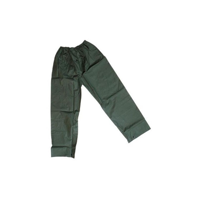 Pantaloni impermeabili PVC poliestere verde EDIS 31153 (XL)