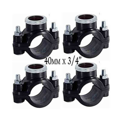 Confezione 4 x COLLARE IRRIGAZIONE 40MM x 3/4' . Utilizzato per l'installazione di elementi di irrigazione come irrigatori, dif características