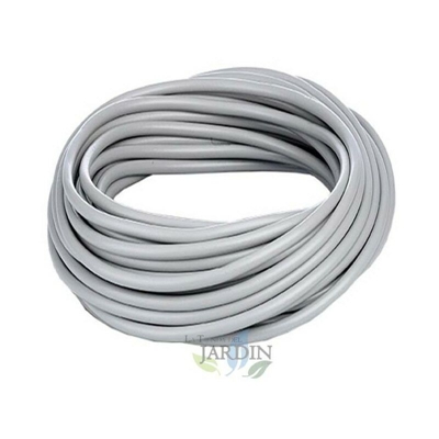Tubo flessibile grigio 5 x 9 mm. Bobina da 25 metri