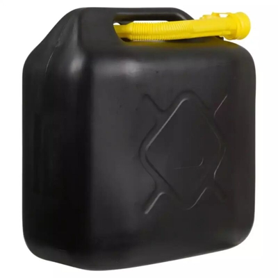 All Ride - Tanica Da 20 Litri Con Tubo Flessibile Per Acqua Benzina Diesel Carburante Nero