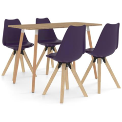 Set Da Pranzo 5 Pz Viola precio