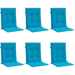 vidaXL Cuscini per Sedie da Giardino 6 pz Blu 100x50x4 cm - Blu en oferta
