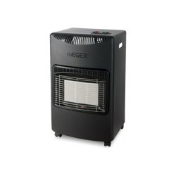 Stufa a Gas Premium Warm Nero 4200 W - Haeger características