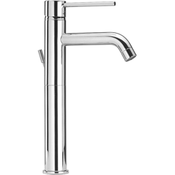 Rubinetto Lavabo Alto Miscelatore Cromato Maniglia Tonda Salice precio
