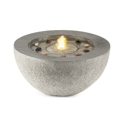 Genesis fontana da giardino 7W illuminazione a LED in poliresina antracite