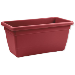 FIORIERA RETTANGOLARE ANTHEA IN PLASTICA 60 CM VECA - Color: ROSSO MATTONE características