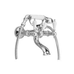 Gruppo vasca con doccia e flessibile serie vittoriana retro' - GS en oferta