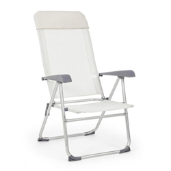 Bizzotto - Sdraio Modello Cross con Schienale Alto Colore Bianco Dimensione cm 58X62X110 SDRAIO CROSS SCHIEN ALTO BIANCO CM.58X62X110 | PZ precio