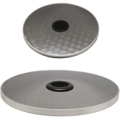 Fraschetti - Mensola 400xH20 mm appoggio per termopatio con palo d.56 mm fungo gas INOX STUFA FUNGO
