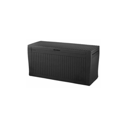 Baule Panca Comfy Per Esterno In Resina Con Ruote Cassapanca Da Giardino 37625V Antracite (37626) en oferta